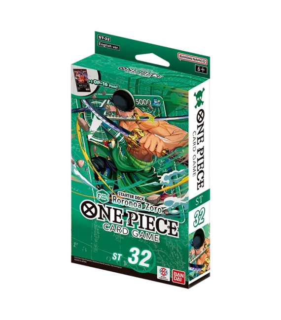 One Piece Card Game ST-32: GREEN Roronoa Zoro (Starter Deck)