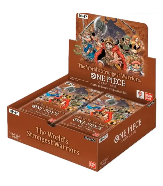 One Piece Card Game OP-17  The World’s Strongest Warriors: Caja de 24 sobres