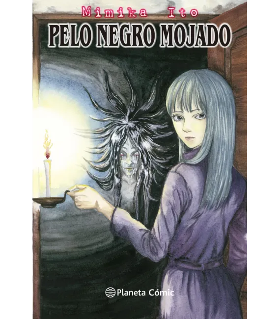 Pelo negro mojado