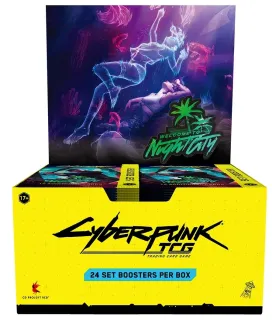 Cyberpunk TCG Welcome to Night City Booster Box: Caja de 36 sobres