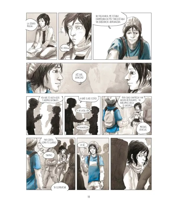 El azul es un color cálido