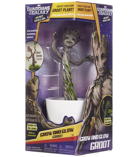 Maceta de Groot que brilla con semillas (Guardianes de la Galaxia)