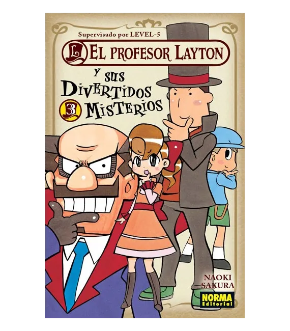 El profesor Layton y sus divertidos misterios Nº 3 (de 4)