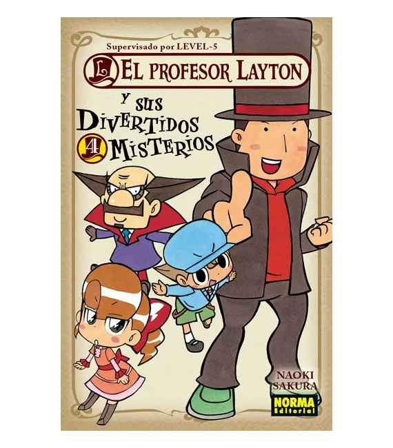 El profesor Layton y sus divertidos misterios Nº 4 (de 4)