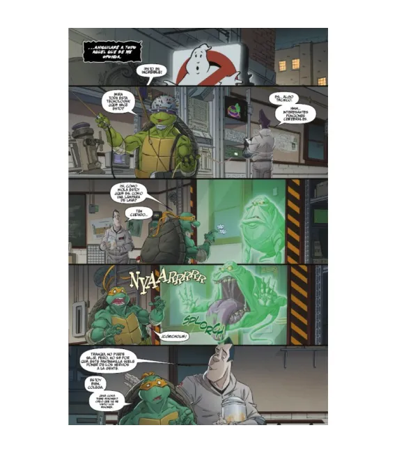 Cazafantasmas y Tortugas Ninja