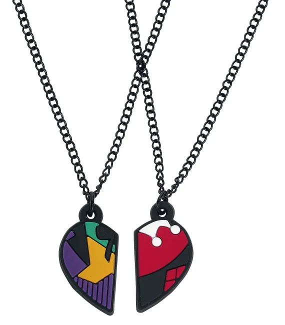Colgantes Harley Quinn y Joker (DC Comics)