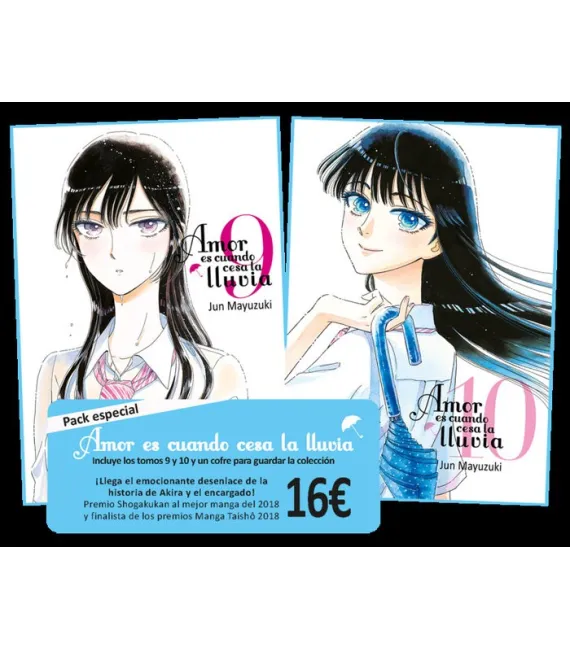 Amor es cuando cesa la lluvia Nº 9 y 10 (Pack)