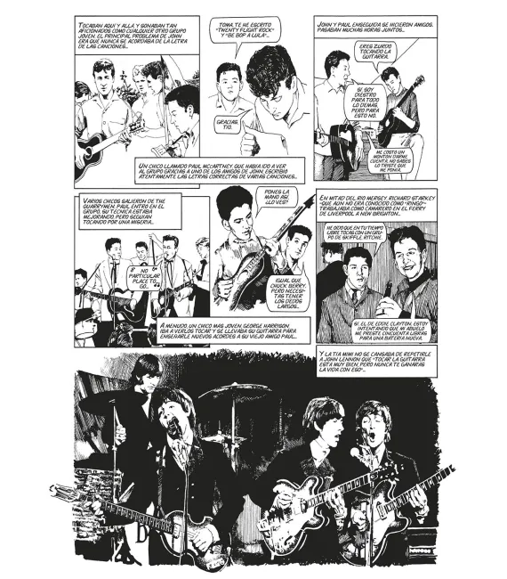 La historia de los Beatles